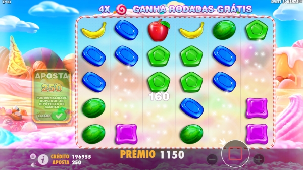 Jogando Sweet Bonanza no cassino CNC Bet