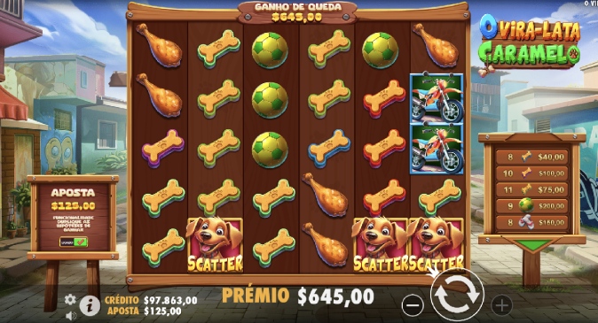 Jogando Vira-lata Caramelo no cassino CNC Bet